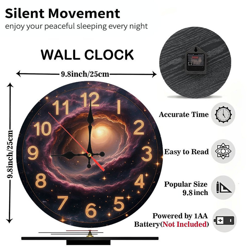 Horloge murale numérique