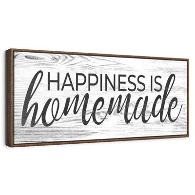 Plaque murale «Happiness Is Hommade» II