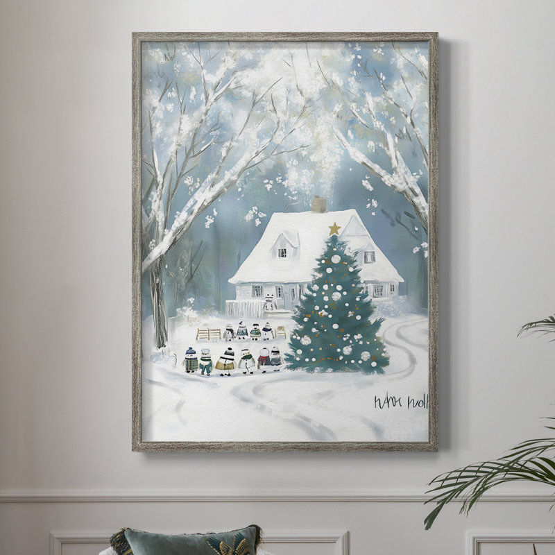 «Christmas Holiday Art DCCDXLI», reproduction d'art encadrée - bois massif XMA171482, H 11 po x l 9 po