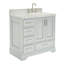 Meuble-lavabo simple avec plateau Abshire 37-93359246