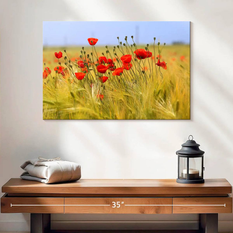 Harnek Red Poppy Meadow