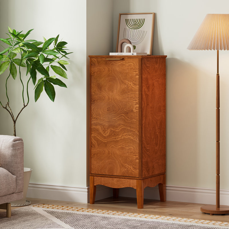 Karmisha 14.5" Wide Narrow Tall Storage Cabinet, Slim Dresser for Small Bedroom, Bathroom & Closet