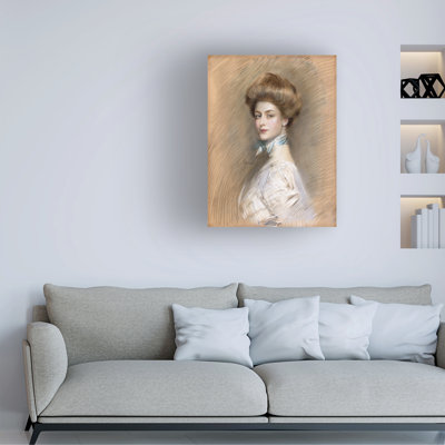 Marcus Jules Portrait Of Maureen Canvas Art