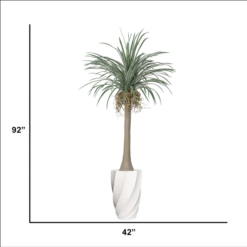 92'' Faux Dragon Tree Tree