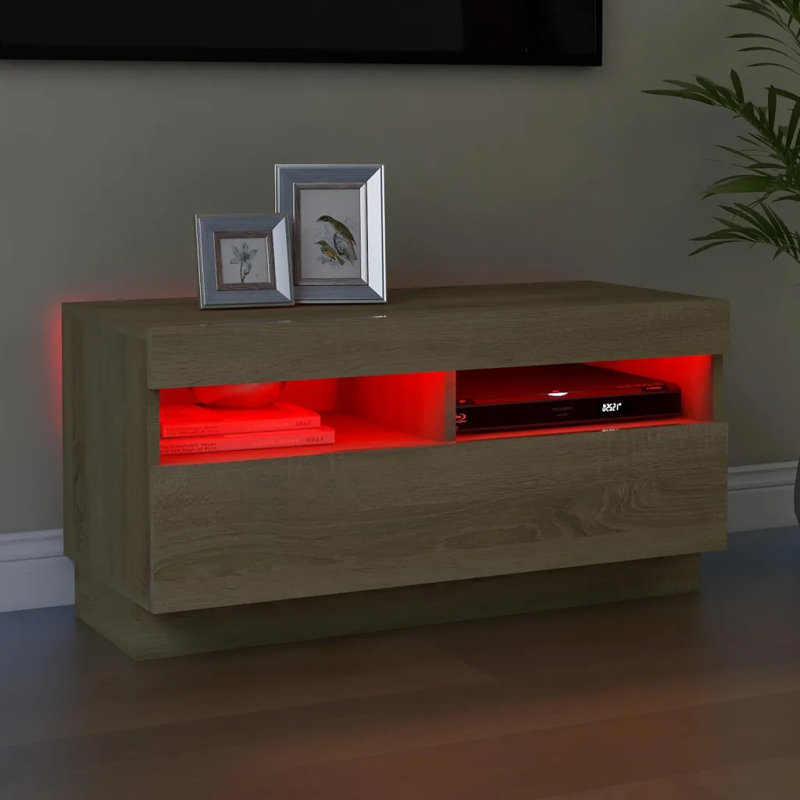 Maxence Unfinished TV Stand, Sonoma Oak, 80cm