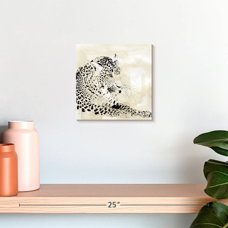 Brampt Leopard Spots I, 10" H x 10" W
