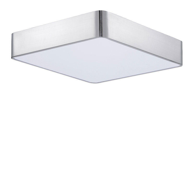 Flush Mount, Brushed Aluminium, 46cm