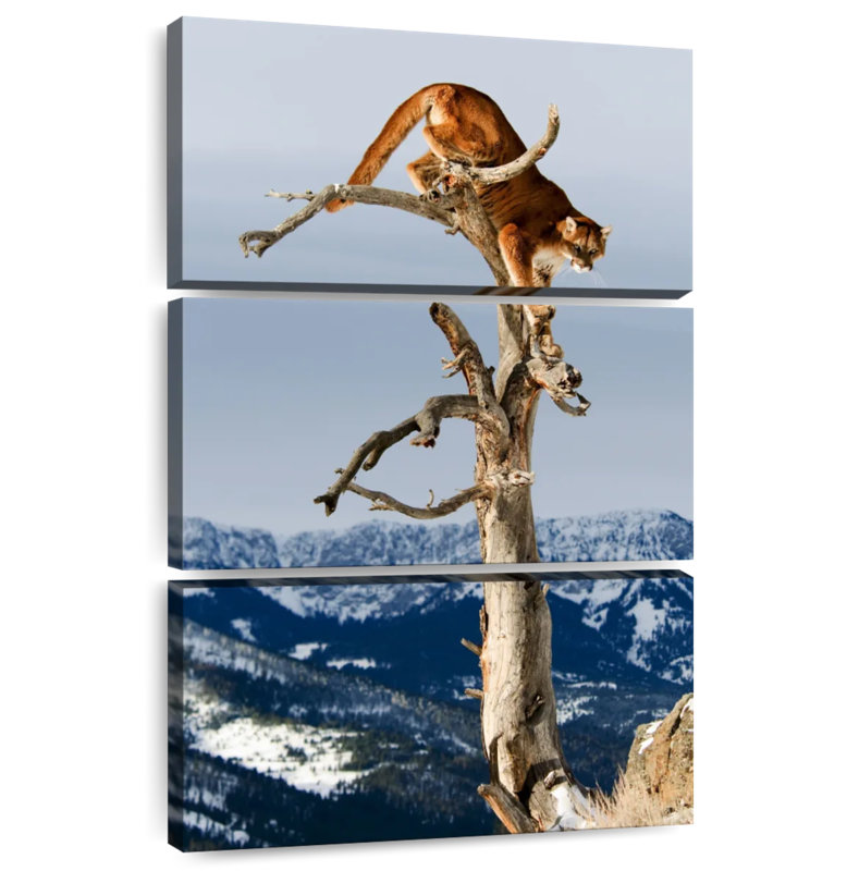 Brampt Tree Cougar, 74" H x 48" W