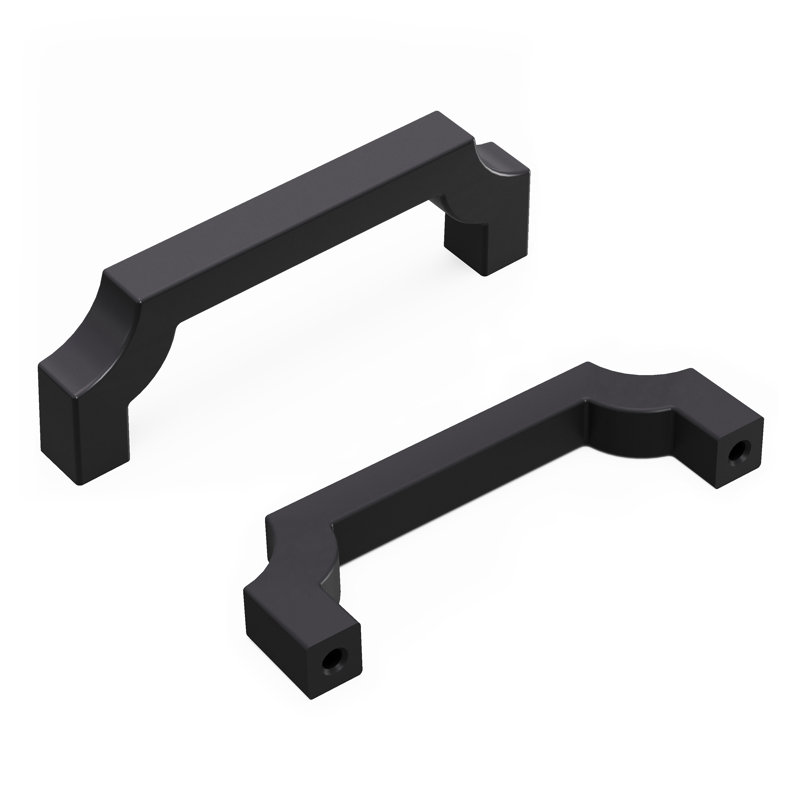 Monarch Bar / Handle Pull, 3", Matte Black