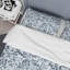 Camouflage tendance bleu blanc - ensemble de housse de couette abstrait - microfibre de polyester-1810910614