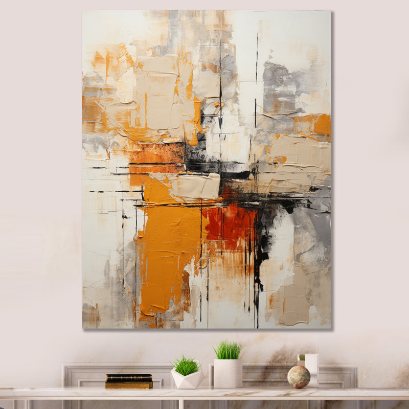 Jaune, noir, abstrait, fractales, impressions, H 40 po x l 30 po x P 1,5 po, Toile tendue