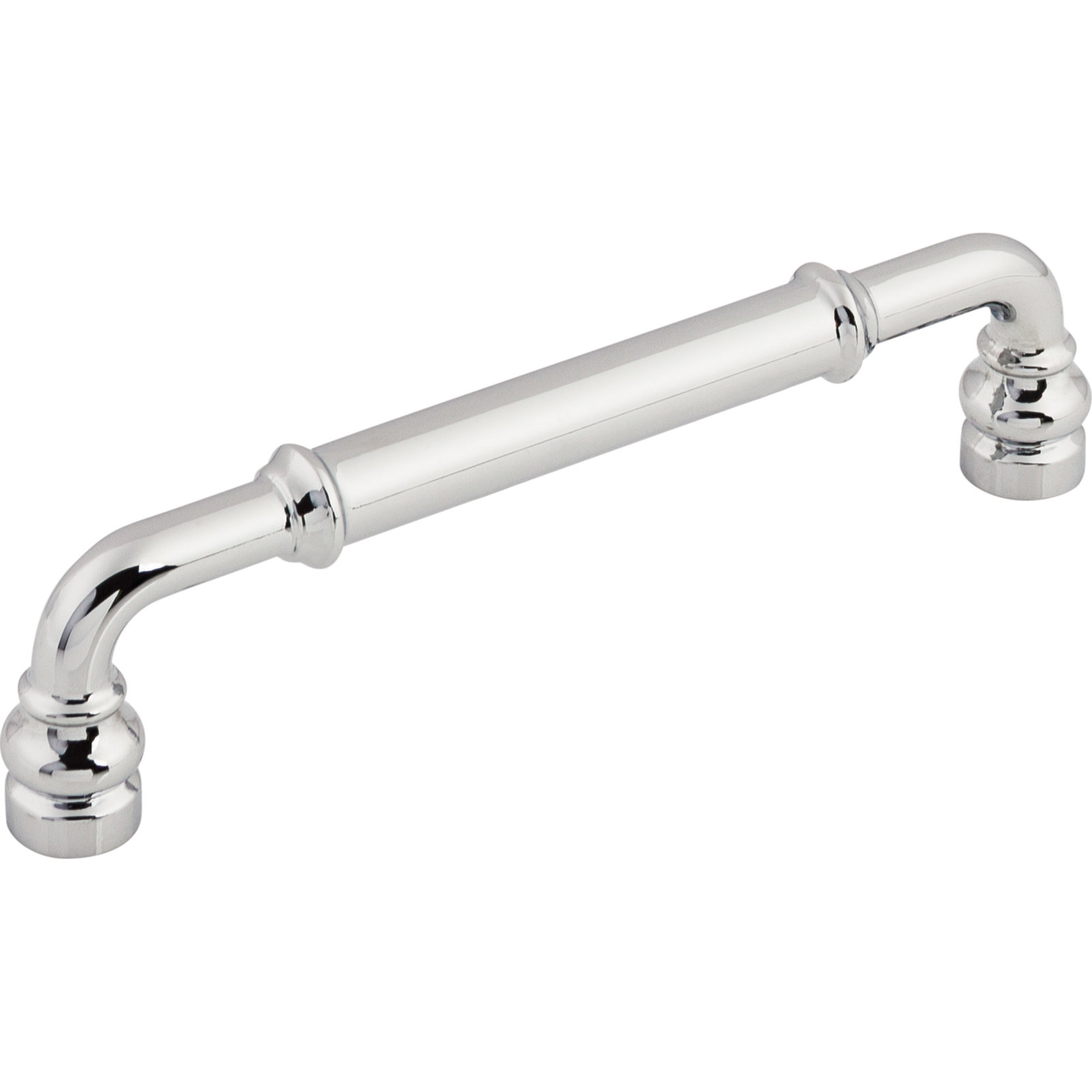 Brixton Bar Cabinet Pull, 5 1/16" Center to Center, Polished Chrome