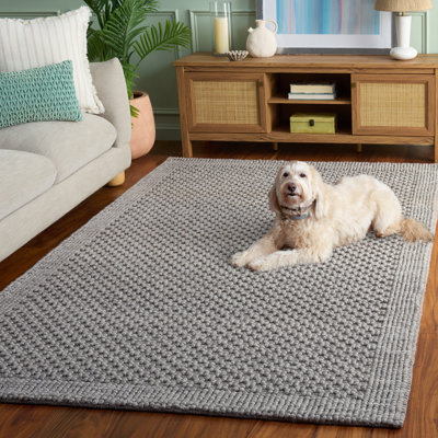 Laine tissée à la main Natura Coton Tapis d'intérieur recyclé P.E.T