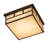 Rustic Lodge Idalight Flush Mount