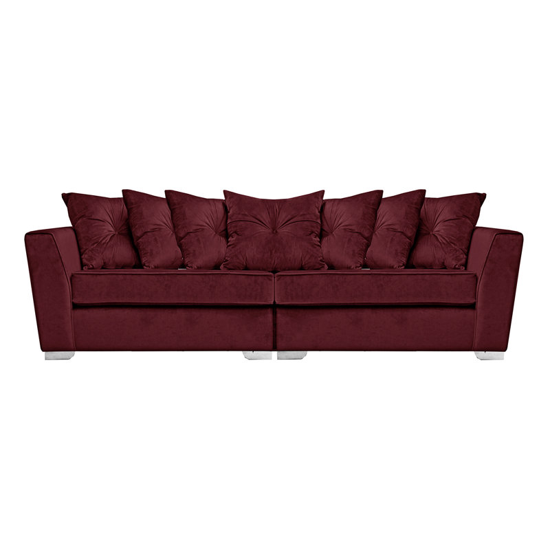 Quade Sofa, Dark Red, 2