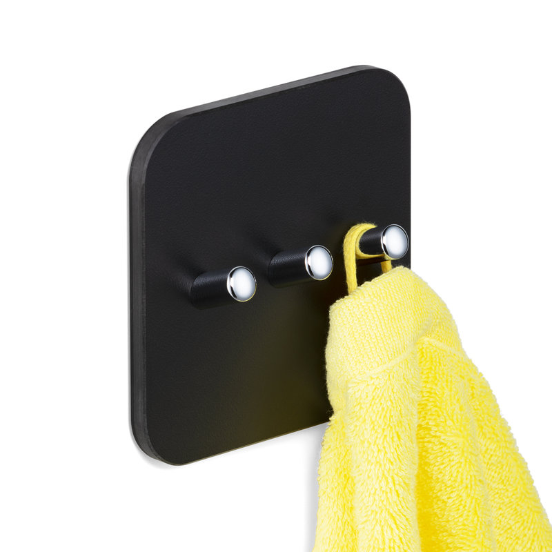 Wall Mounted Towel Hook, Black