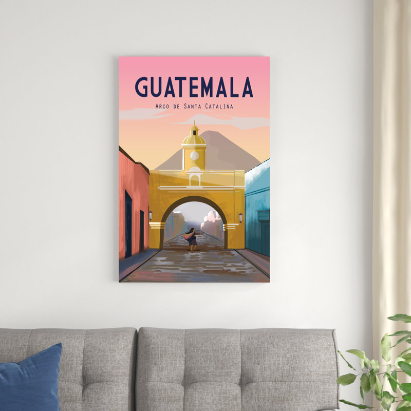«Guatemala» par Omar Escalante - impression sur toile tendue, H 36 po x l 24 po