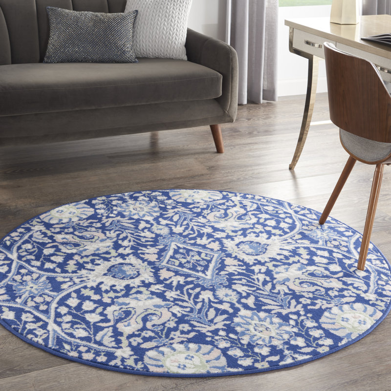 Oriental Indoor Rug, Round 5'