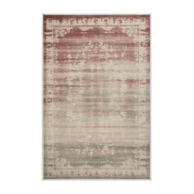 Machine Washable Overdyed Beige Area Rug, Rectangle 2' x 3'