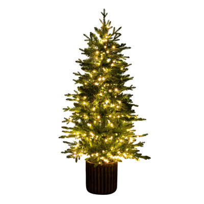 4.5' Pre-Lit Pine Christmas Tree