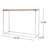 CONSOLE TABLE