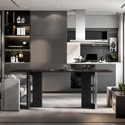Repas de table moderne et simple