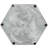 Concrete Hexagonal Display Bathroom Accessory Tray