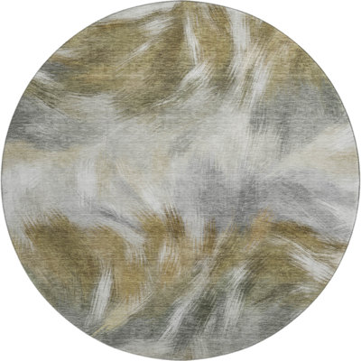 Premium Machine Washable Mayfield AMF2096 Abstract Rug