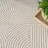 Coedy Beige Ivory Modern Indoor Rug-106588731