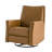 Jerseyville Transitional Leather Swivel Rocker Manual Recliner-2130623080