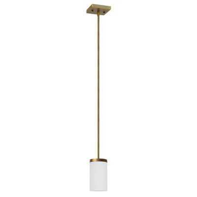 Luminaire suspendu cylindrique à 1 lumière Armella