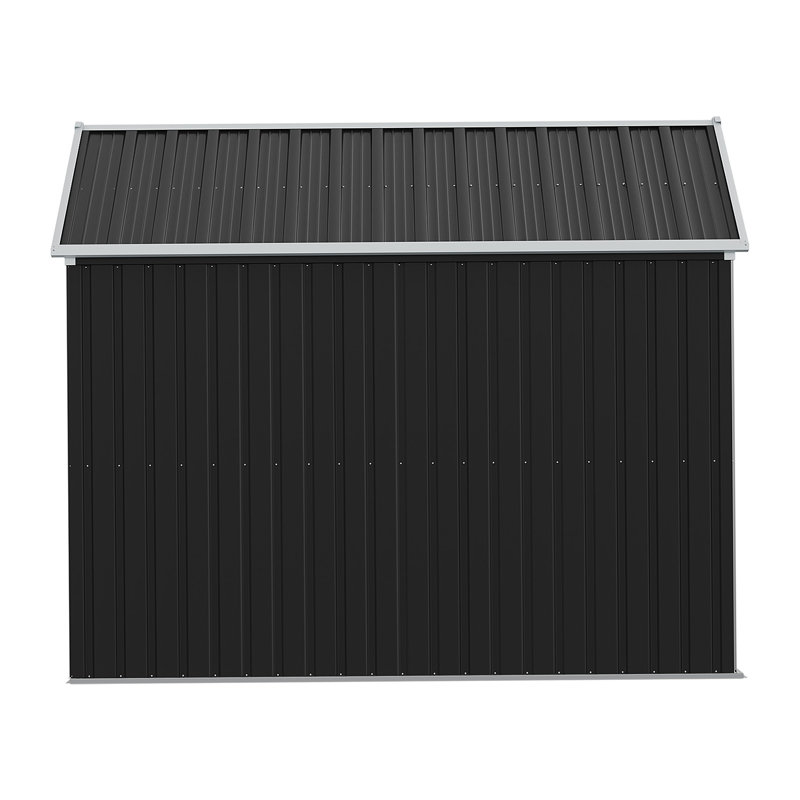  10 ft. W x 8 ft. D Galvanised Steel Steep Slope Tool Shed