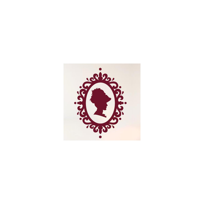 Wall Decal, Burgundy, Large