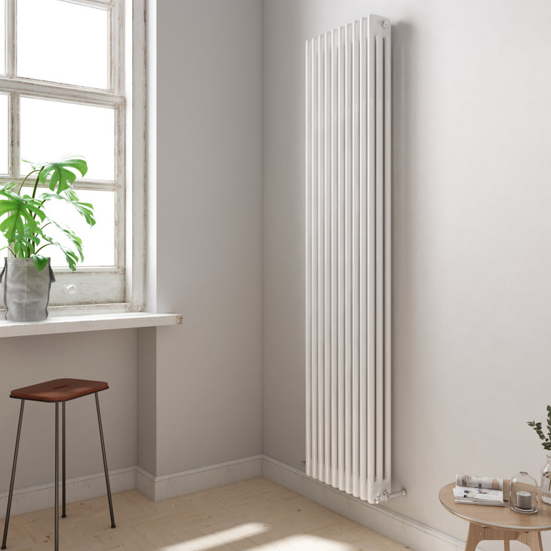 iBathUK Radiator White, 1800cm H x 470cm W x 100cm D, 3