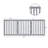 Renn Wood Free Standing Pet Gate with a Pair of Support Feet-87324943-87324941
