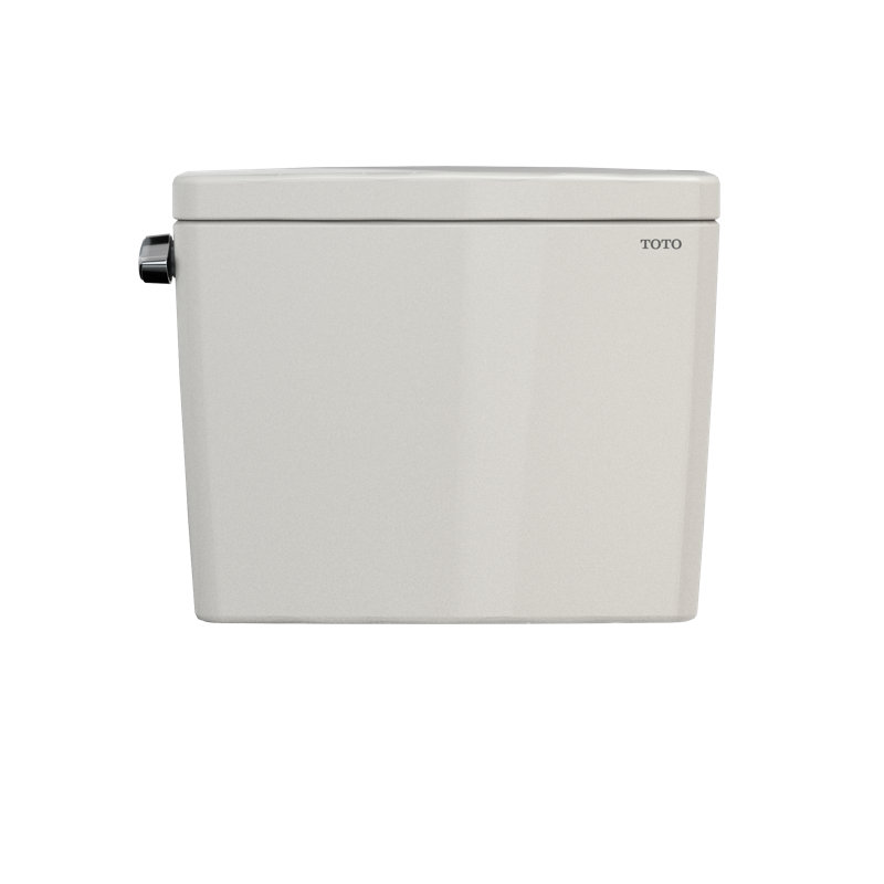 Bone Modern 1.28 GPF Toilet Tank with Chrome Lever
