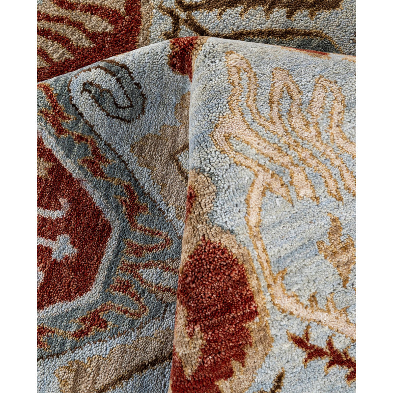Overdyed One-of-a-Kind 8' 1" X 10' 4" Hand Knotted Area Rug