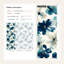 Papier peint floral abstrait, murale décorative moderne