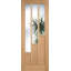 Coventry Glazed Unfinished Oak Internal Door-49835451-15756681
