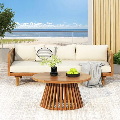 Wicker Patio Furniture Set Outdoor Rattan Sectional Sets Conversation Set - Weather-Resistant,  For Garden, Patio & Deck