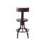 Amici Adjustable Stool with Metal Frame