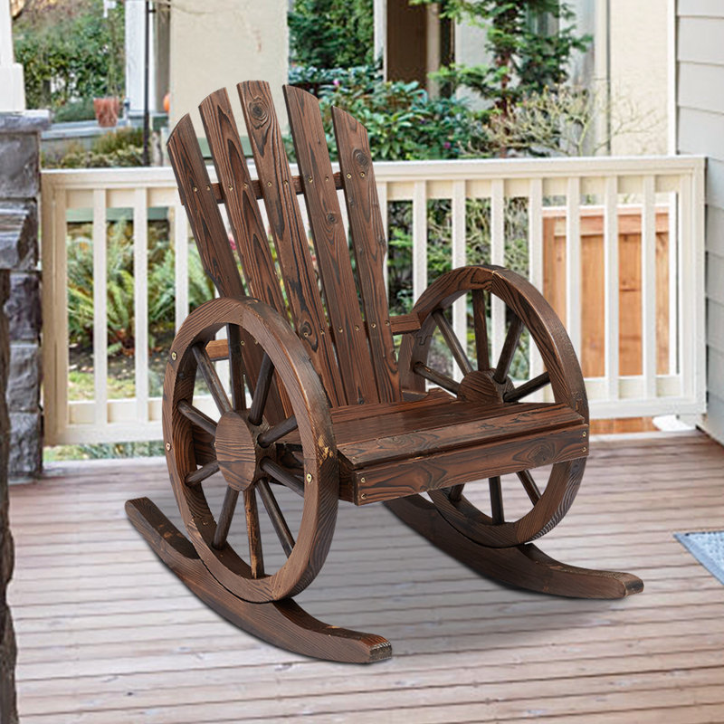 Chaise berçante de véranda Millwood Pines