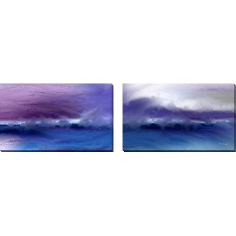 « a changeing va venir », reproduction d’art à multiples images sur toile tendue, H 36 po x l 120 po x P 1,5 po
