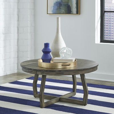Tanner Cocktail Table w/ Intersecting Base