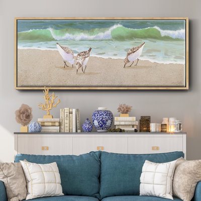 Beach Buddies - toile encadrée