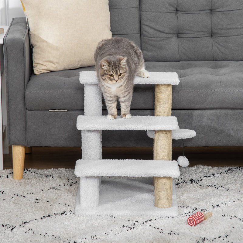48cm H Cat Tree, White