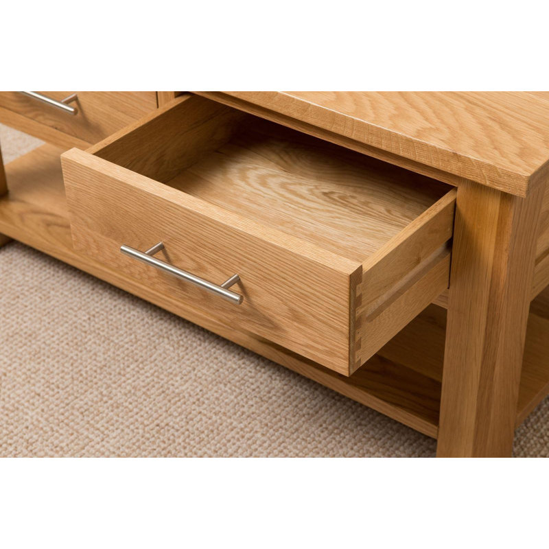 Trestle Coffee Table with Storage
