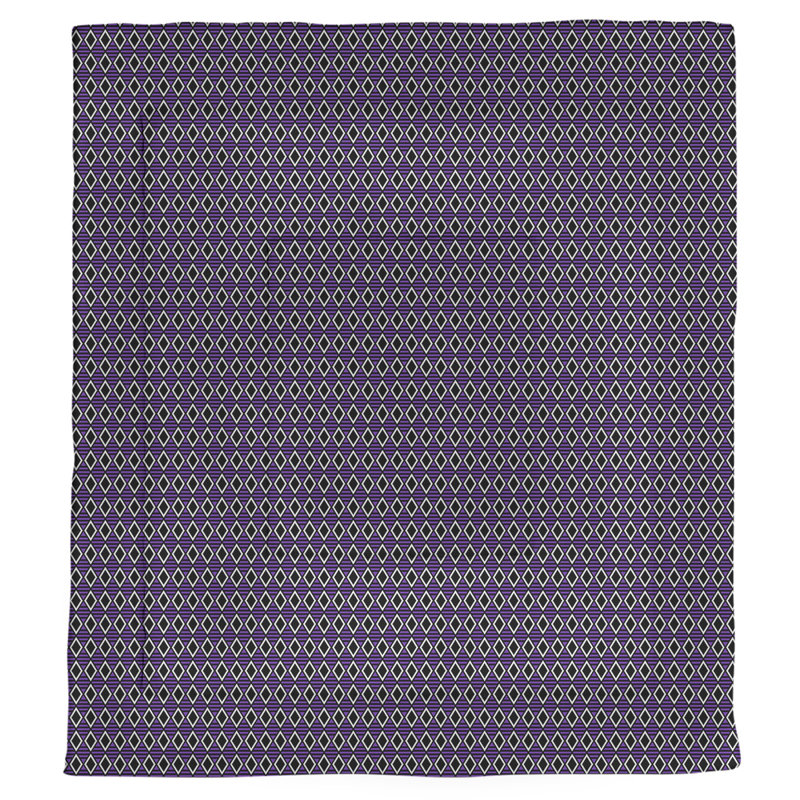 Édredon réversible simple Katelyn Elizabeth, Édredon très grand, Noir / mauve