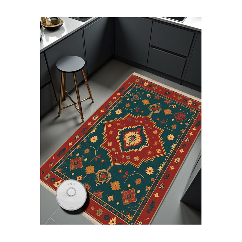 Tapis tissé crème Mosso, 3'3" x 9'10"
