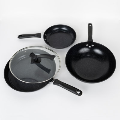 4 - Piece Non-Stick Carbon Steel Cookware Set